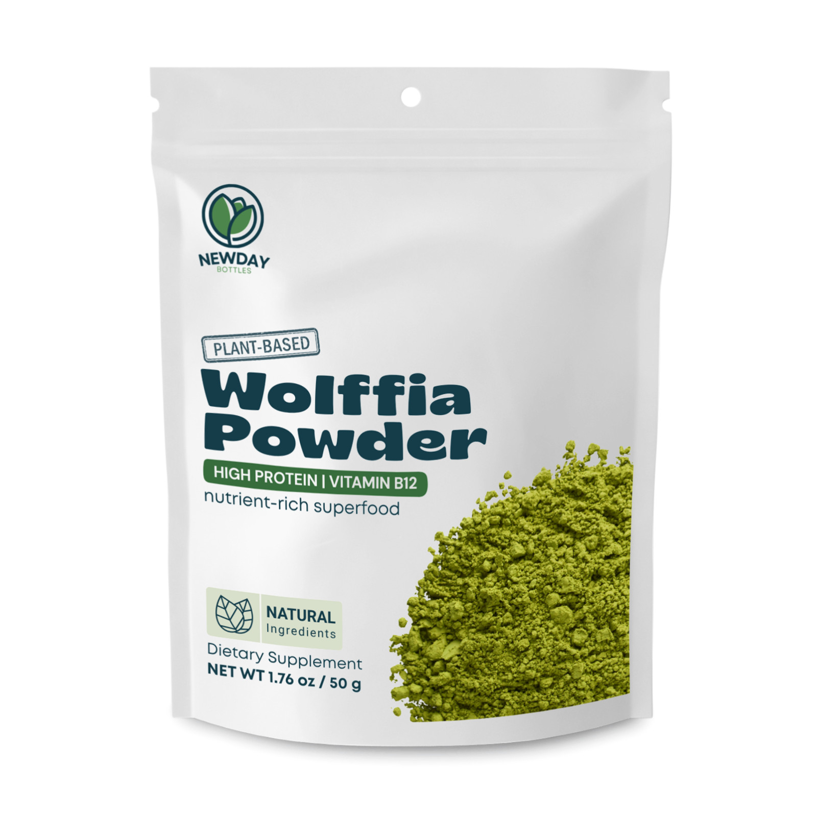 Wolffia Globosa Powder Plant-Based Superfood | High Protein | B12 - Ship from CA gallery