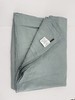 Ballard Designs Chloe Tablecloth Blue 70" x 108” Cotton Linen Crochet Lace Trim gallery