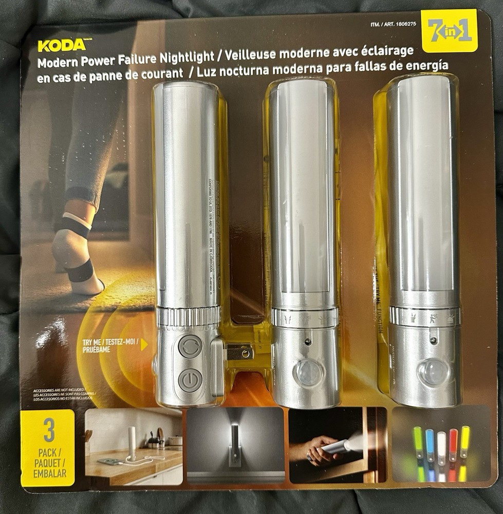 KODA Modern Power Failure Nightlight (3 Pack)