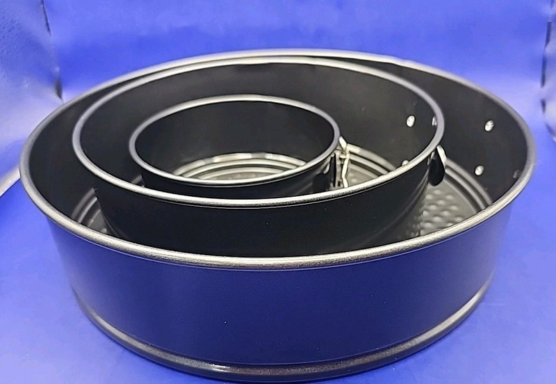 3 Springform Cake Pan Set, Spring Form Pans for Cheesecake 4, 7, 9 in gallery