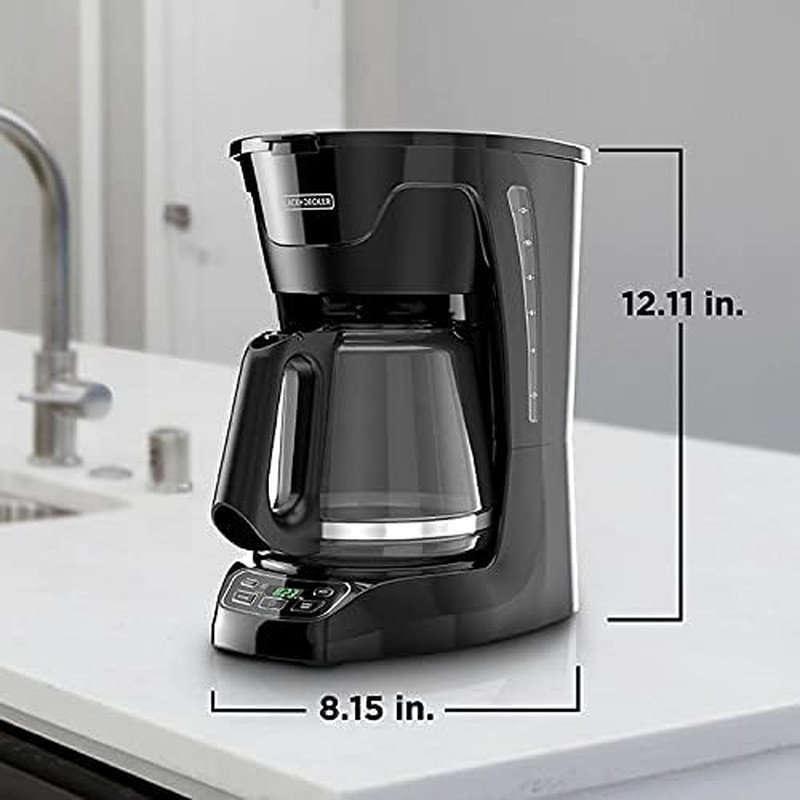 BLACK+DECKER CM1110B Programable 12-Cup Coffee Maker, Easy Pour, Non-Drip Carafe gallery