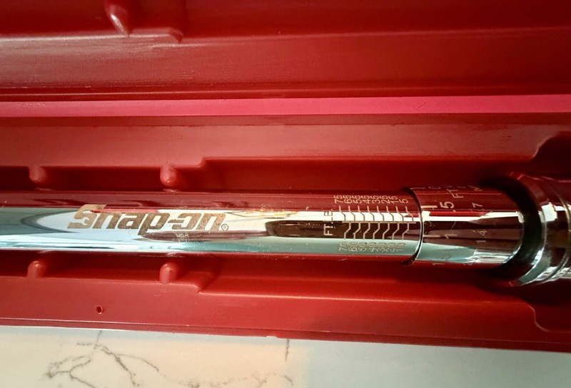 Snap on QD2FR75 -3/8" Dr. Click-Type Flex-Head Torque Wrench with Carry Case gallery