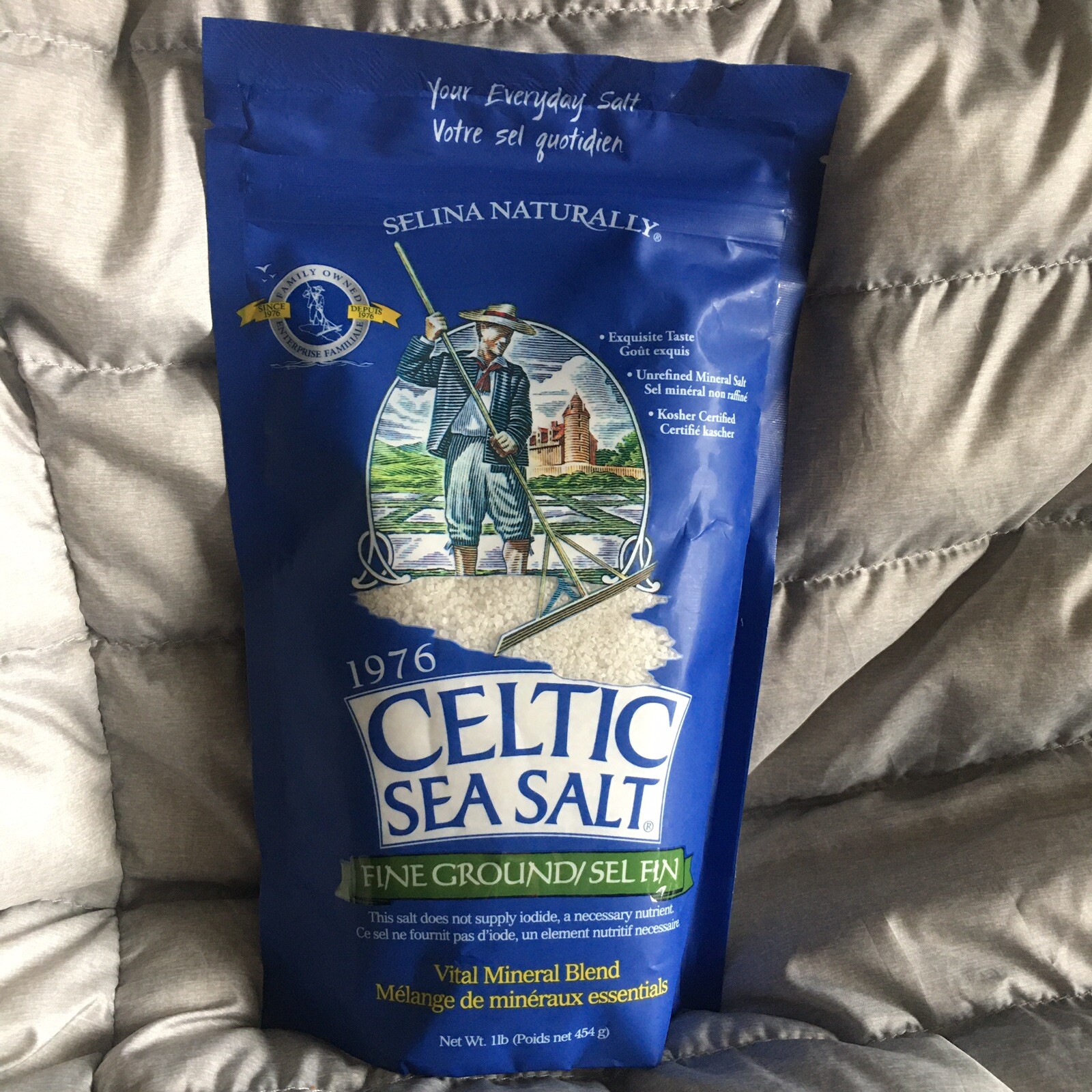 CELTIC SEA SALT FINE GROUND 1 LB SELINA NATURALLY RESELABLE BAG FAST SHIPPING. gallery