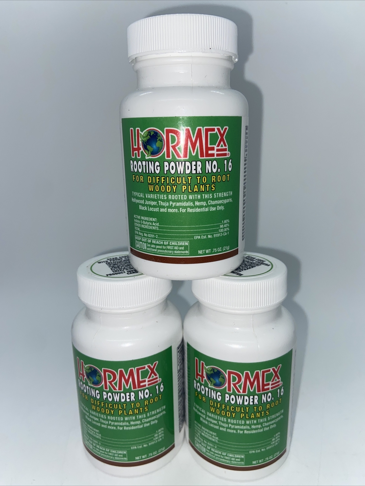 Hormex Rooting Powder #16, Difficult To Root Woody Plants-3/4 OZ**FAST FREE SHIP gallery