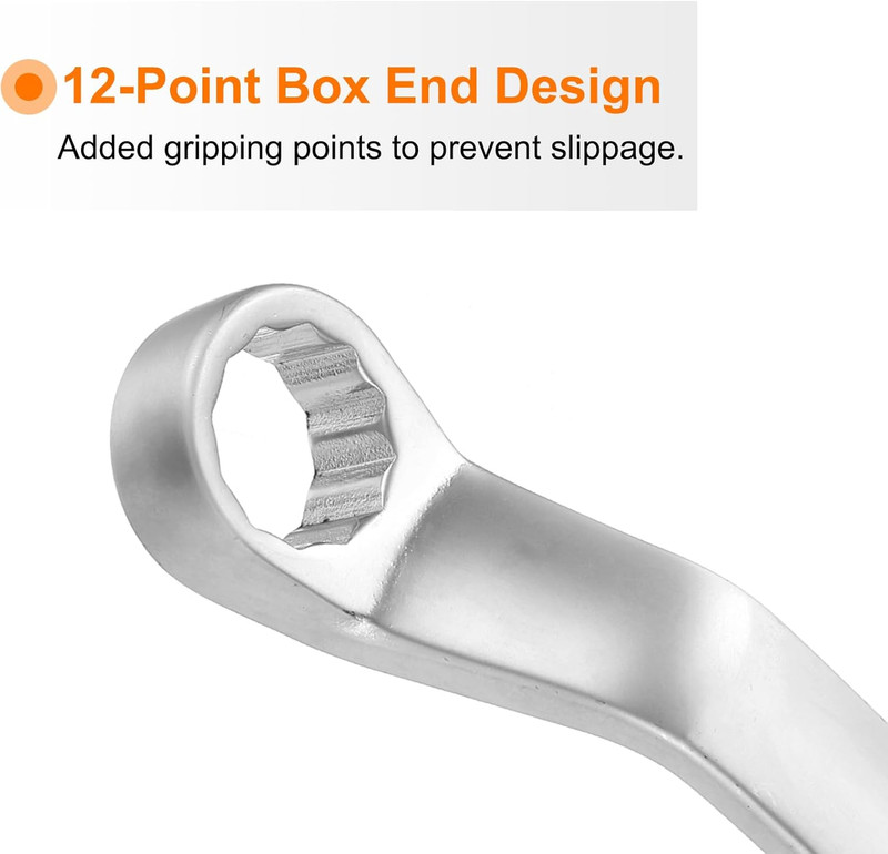 Offset Extra Long Box End Wrench 8 X 10 Mm Metric 12 Point 75 Degree Offset Doub gallery