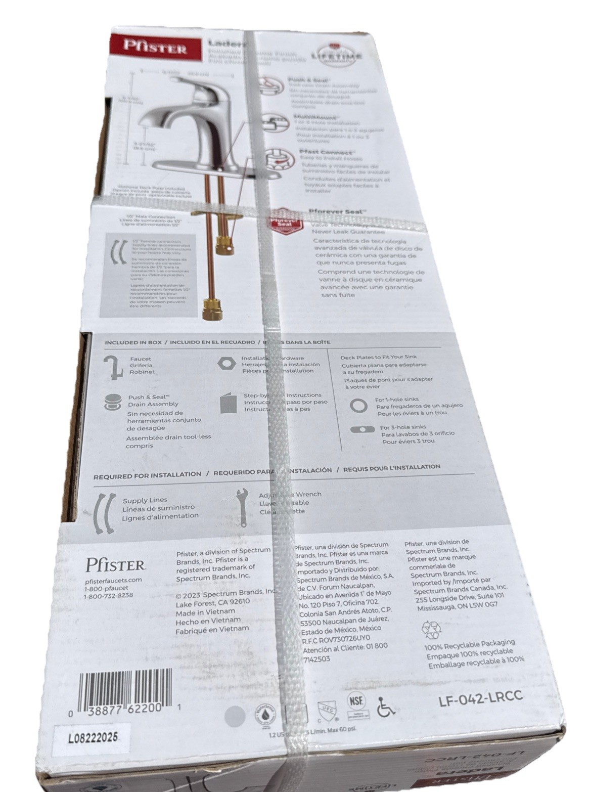 Pfister Ladera Single Handle Bathroom Faucet - Polished Chrome gallery