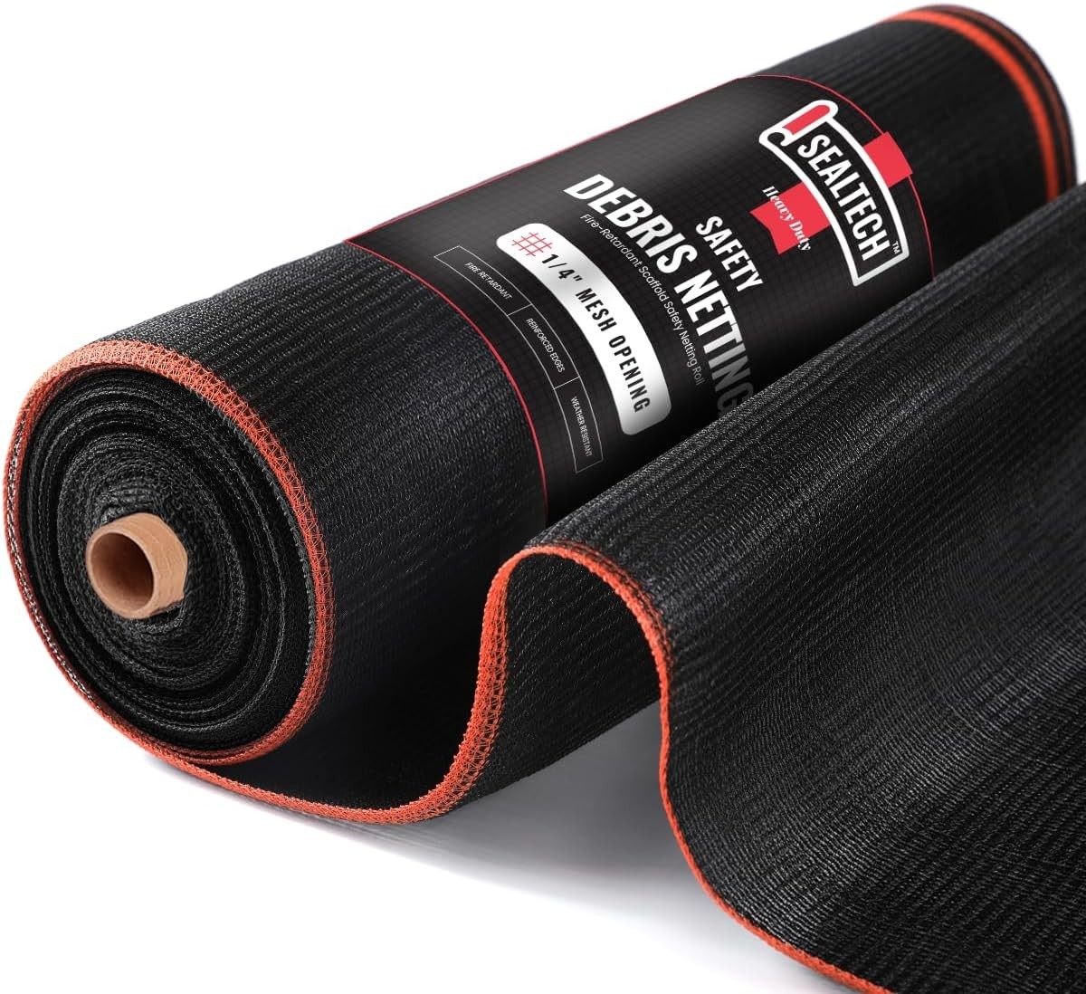 Mesh Construction Safety Debris Netting Roll Fire Retardant Visibility Barrier gallery