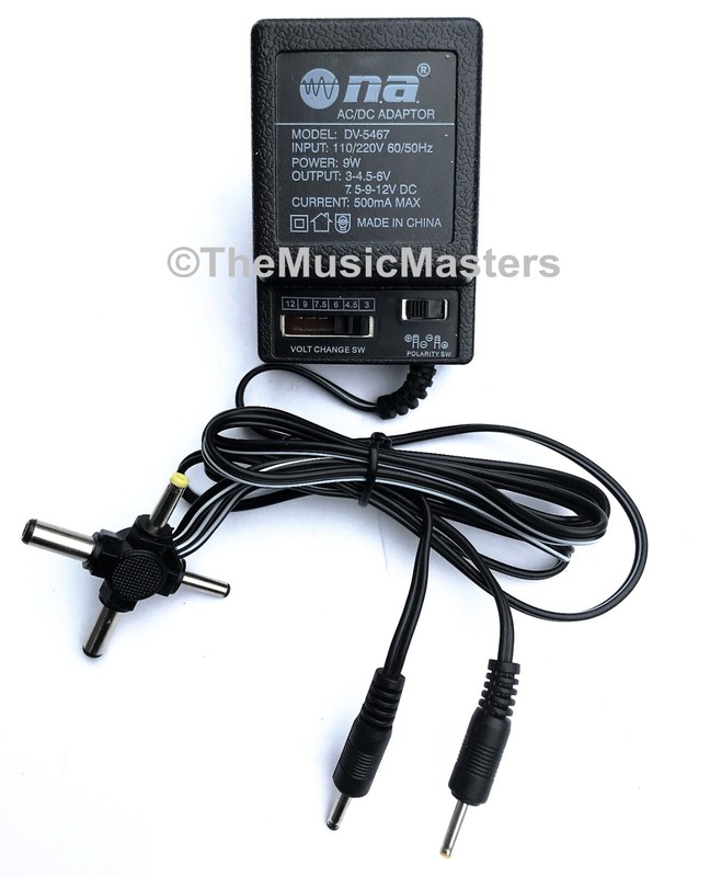Universal AC to DC Power Supply Wall Plug Adapter 3V 4.5V 6V 7.5V 9V 12V 500mA gallery