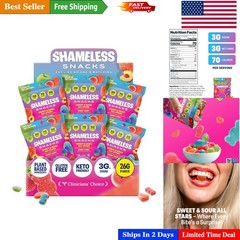 Fruit-Flavored Gummies – Low Sugar Sweet & Sour Variety Pack (6 Count)