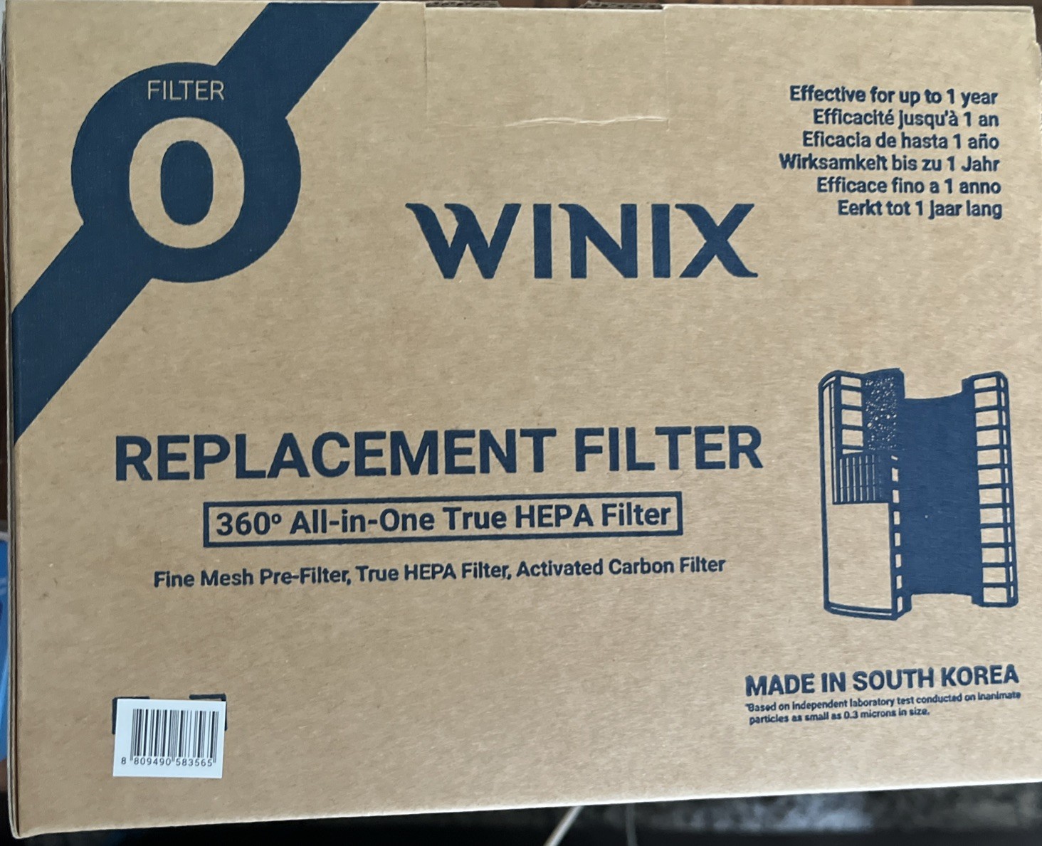 Winix Replacement Filter O, 360° All-in-One True HEPA Fits Winix A231 & A230 gallery