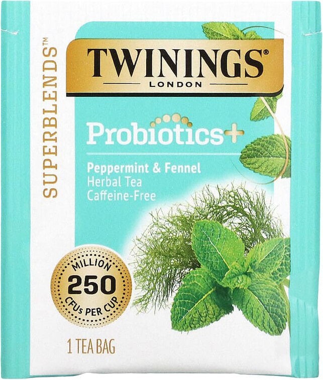Twinings Probiotics Peppermint & Fennel Herbal Tea - 18 tea bags gallery