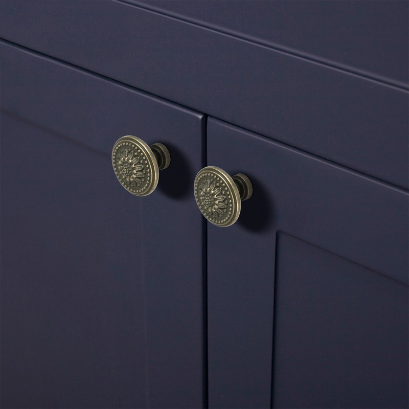 20x Retro Bronze Cabinet Knobs Vintage Antique Dresser Drawer Knobs Hardware US gallery