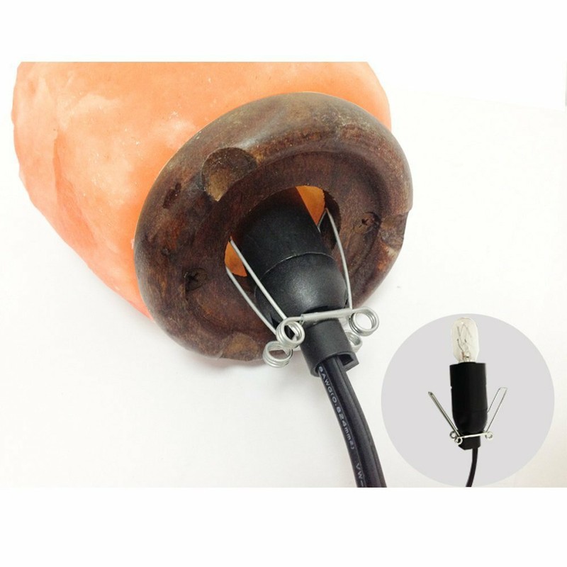 6FT Himalayan Salt Lamp Socket Replacement For E12 C7 Candelabra Socket gallery