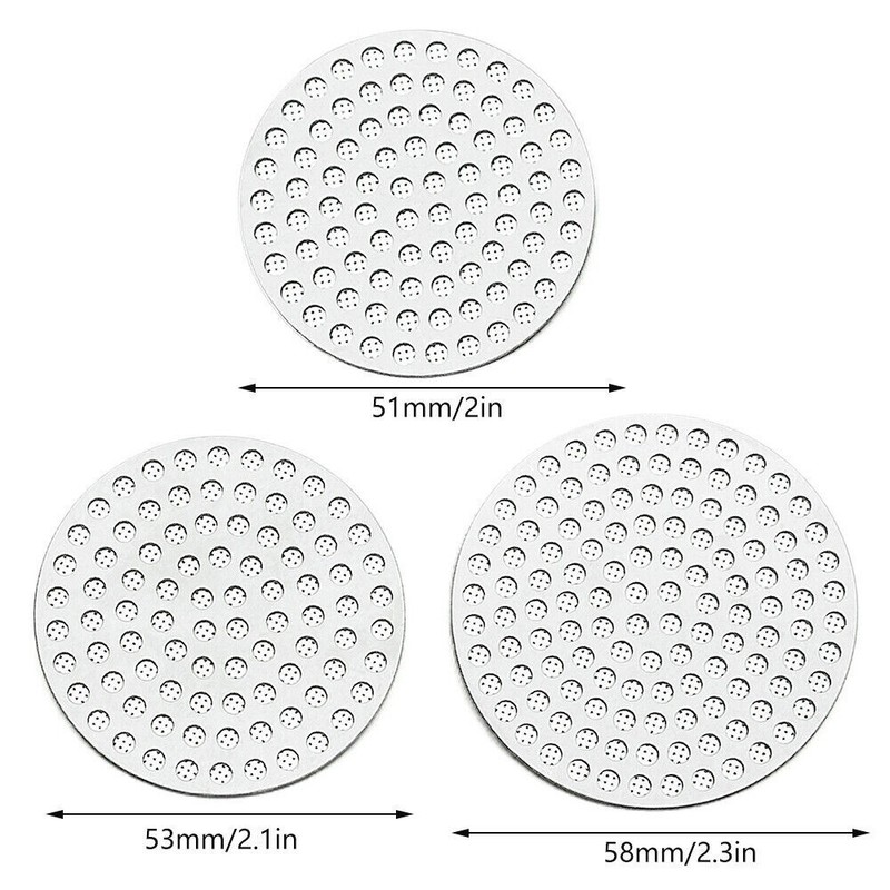 2Pcs Reusable Coffee Filter for Espresso Machine Barista Accessories 51/53/58mm gallery