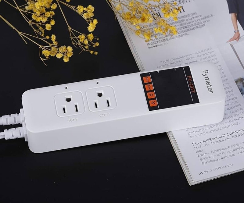 2 in 1 Digital Temperature Controller Dual Outlet Heat Mat Thermostat Reptile... gallery