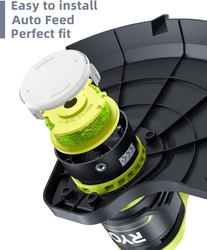 6 Replacement Trimmer Spool For Ryobi One Plus 11ft 0.08" AC80RL3 18V 24V 40V gallery