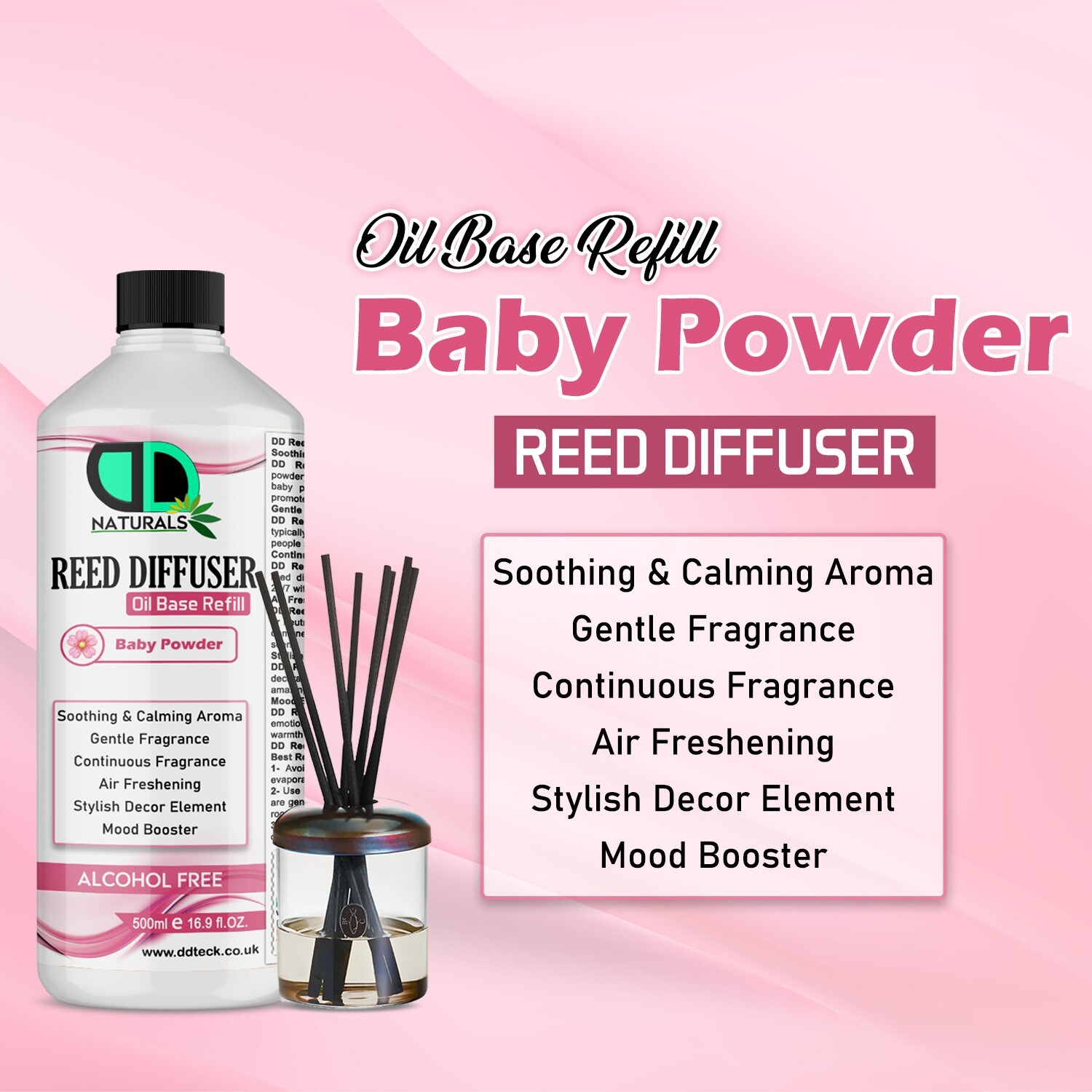Reed Diffuser Oil Refill - Fine & Designer Fragrances Highly Concentrated! gallery