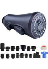 Hibbent Pull Down Spray Head, NSF/ANSI/CAN 61 & CUPC Certified 3-Function Spray