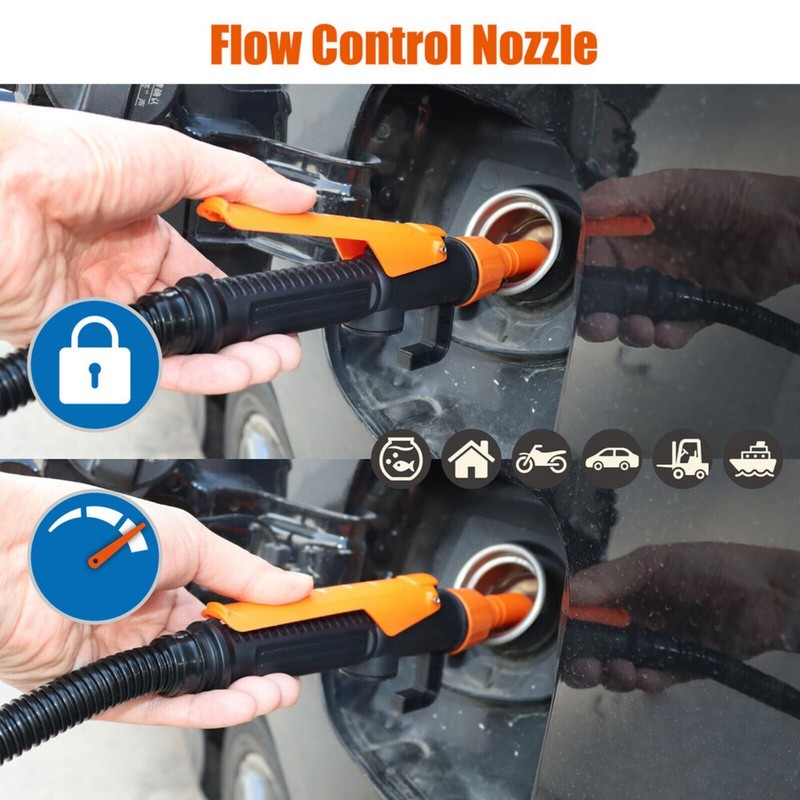 2Pack Portable Transfer Pump Battery Operated Electric Pump Gas Transfer 2.4 GPM gallery
