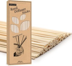 100pcs 10″ Reed Diffuser Sticks Natural Rattan Wood for Essential Oil Aroma