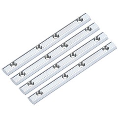 Straight Connector, 3.9″ Bracket for 2020s T Slot 6mm Aluminum Profile, 4 Pcs