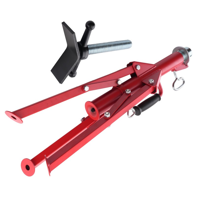 Pipe Jack Stand V-Head Adjustable 28-52 Inch 2500lbs Capacity Steel Tripod gallery