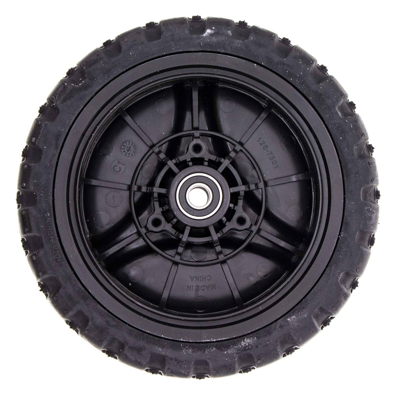 Exmark 126-7347 Wheel with bearings Commercial Walk Behind Mower gallery