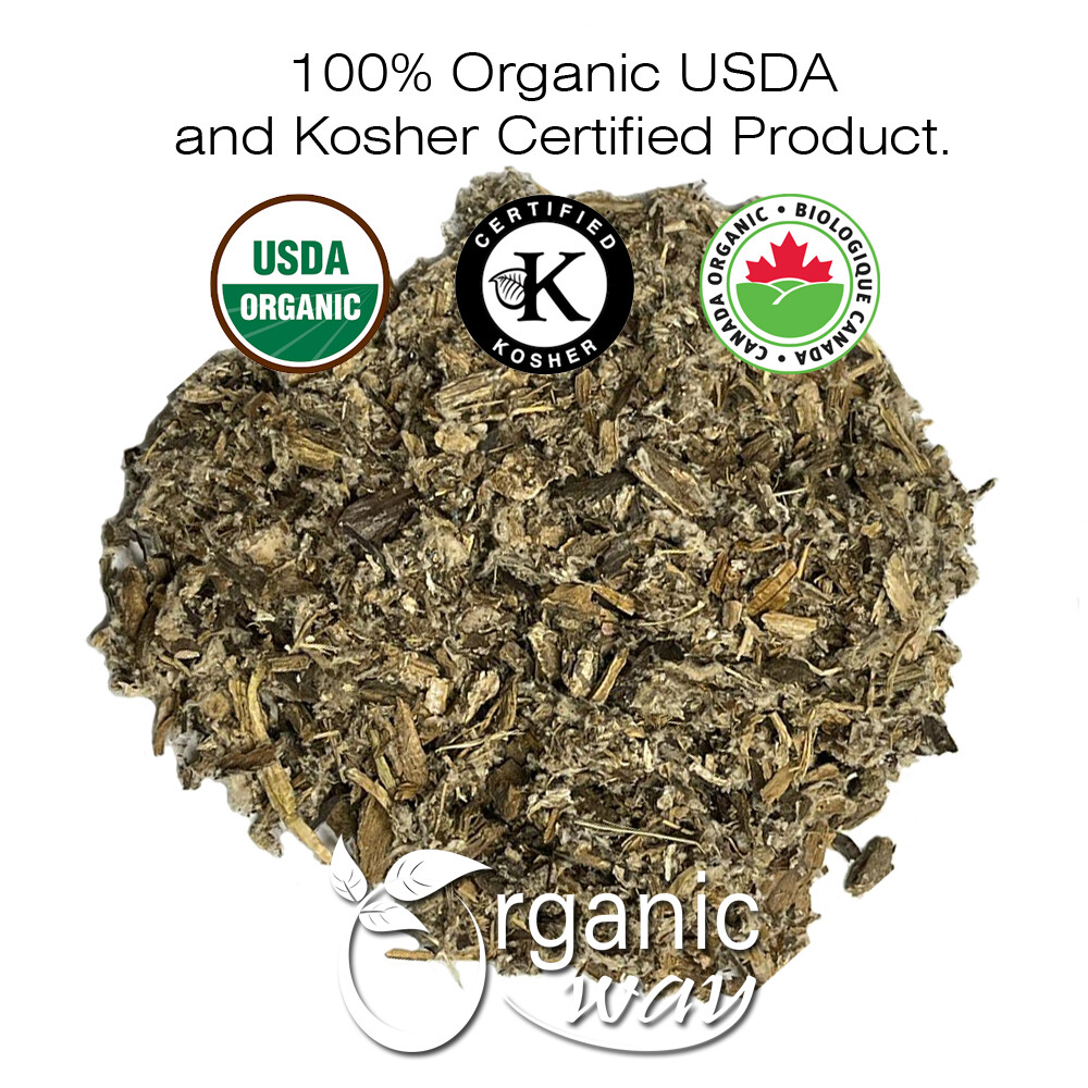 Organic Way Burdock Root Cut & Sifted - Herbal Tea | Kosher & USDA Certified gallery