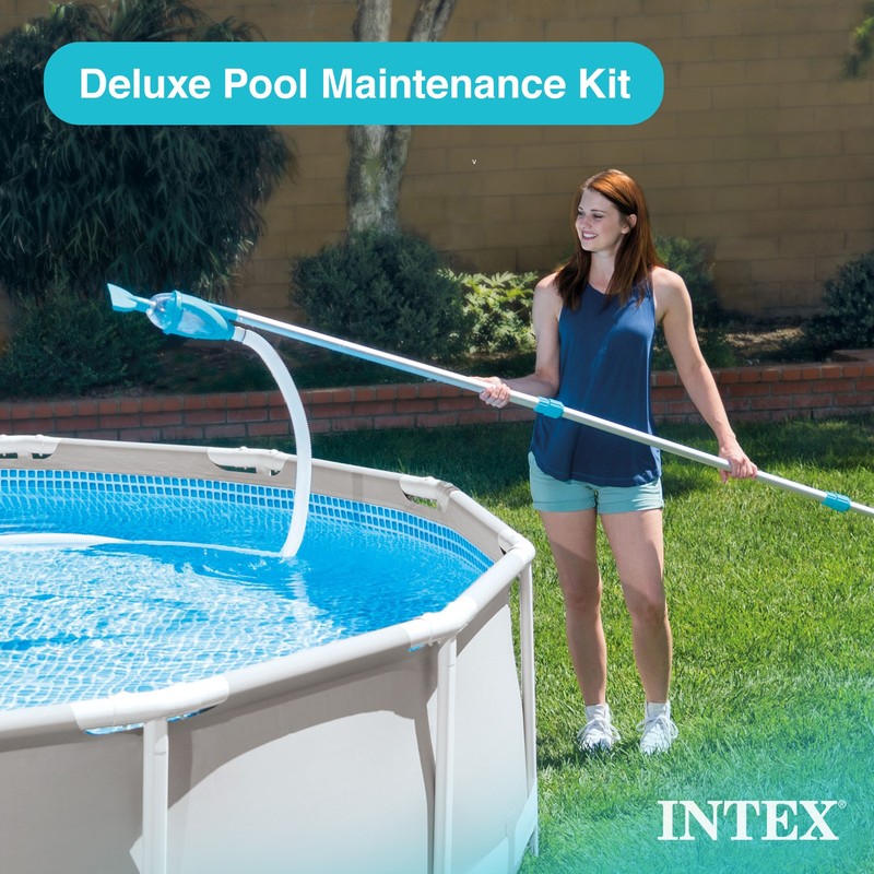 Intex 32ft x 16ft x 52in Rectangular Ultra XTR Pool & Maintenance Kit (2 Pack) gallery