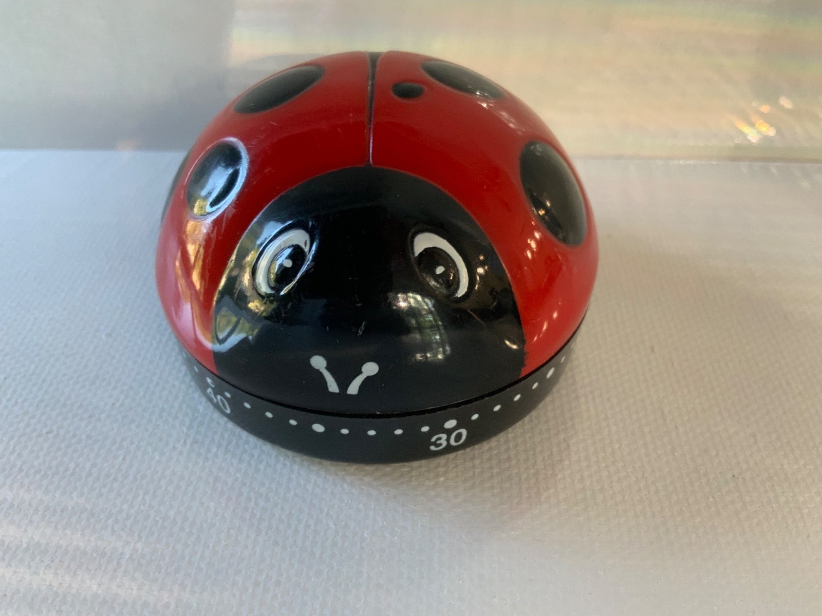 Ladybug Kitchen Timer 60 Minutes Cooking Spring Red Wind up Tool Egg Culinary gallery