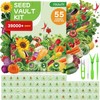55 Vegetable Seeds Variety Pack - 39,000+ Heirloom Seeds for Planting Vegetab... gallery
