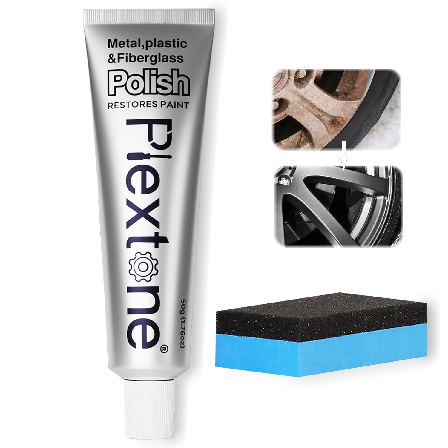 Plextone Metal Polish Paste for Home, Bike, Boat and Car metal polish gallery