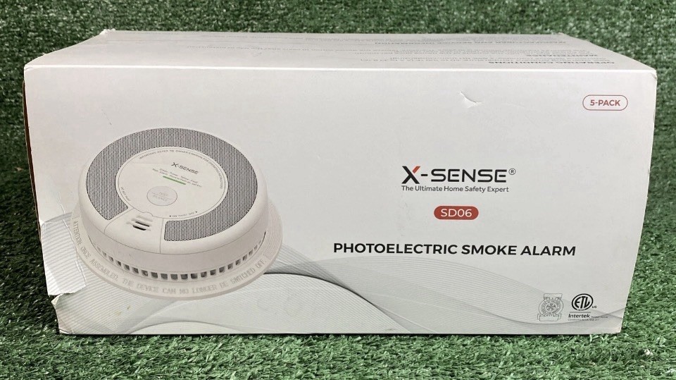 NEW X-Sense SD06 Photoelectric Battery Smoke Detector Extra Loud Alarm - 5 PACK gallery