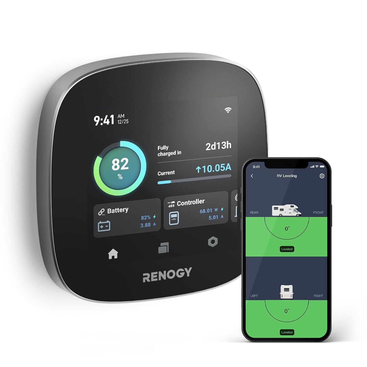Renogy ONE Core All-in-one Off-Grid Energy Monitoring Panel for Van, Cabin, Boat gallery