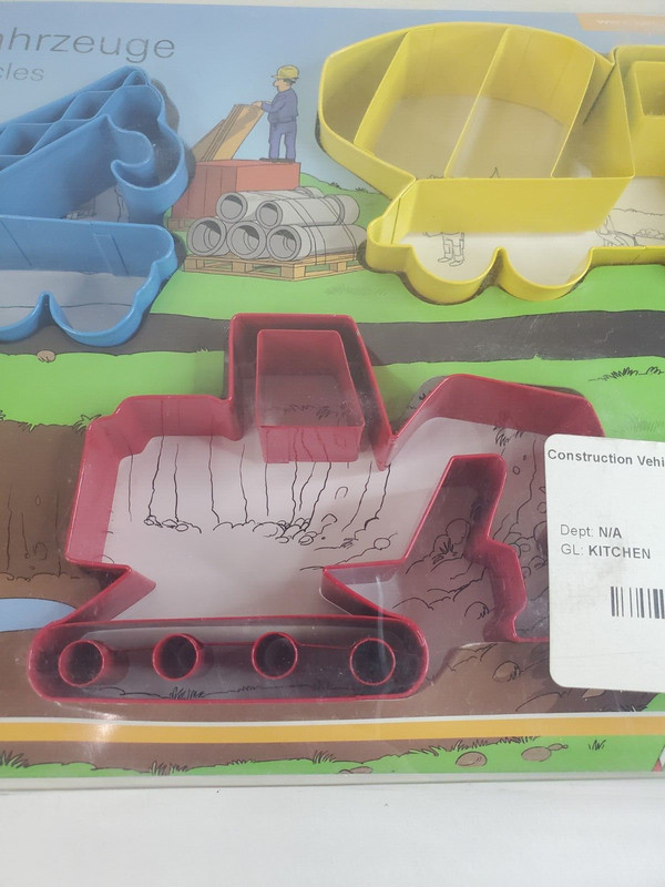 Construction Site Vehicles Biscuit Cookie Cutters 3 German Baustellenfahrzeuge gallery