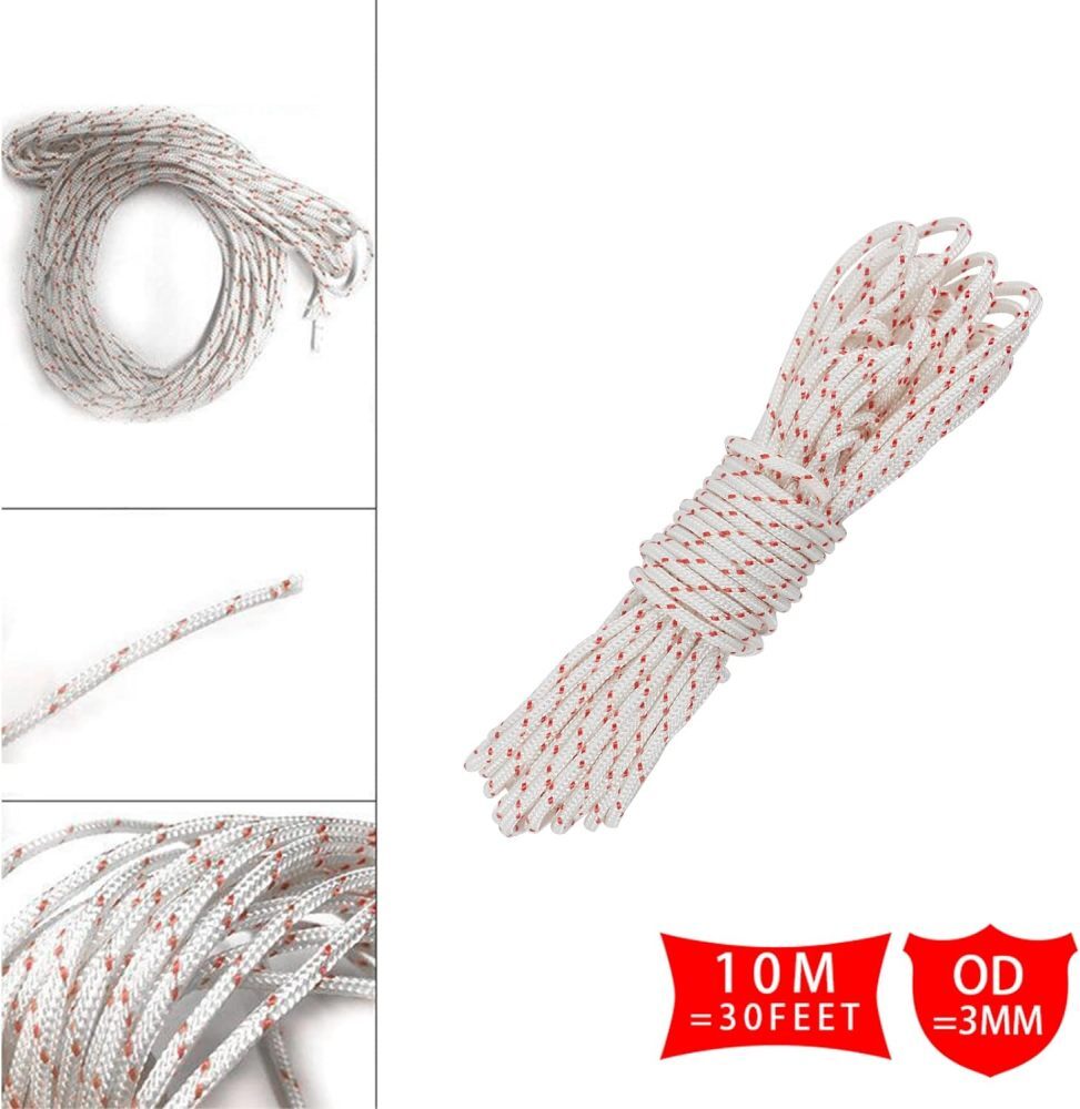 3MM Recoil Starter Rope 10 Meter For Husqvarna Stihl Echo McCulloch Homelite Saw gallery