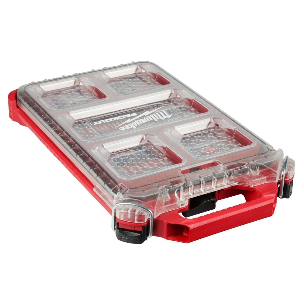 Milwaukee 48-32-4082 100 Pc Shockwave Impact Driver Bit Packout Kit, Alloy Steel gallery