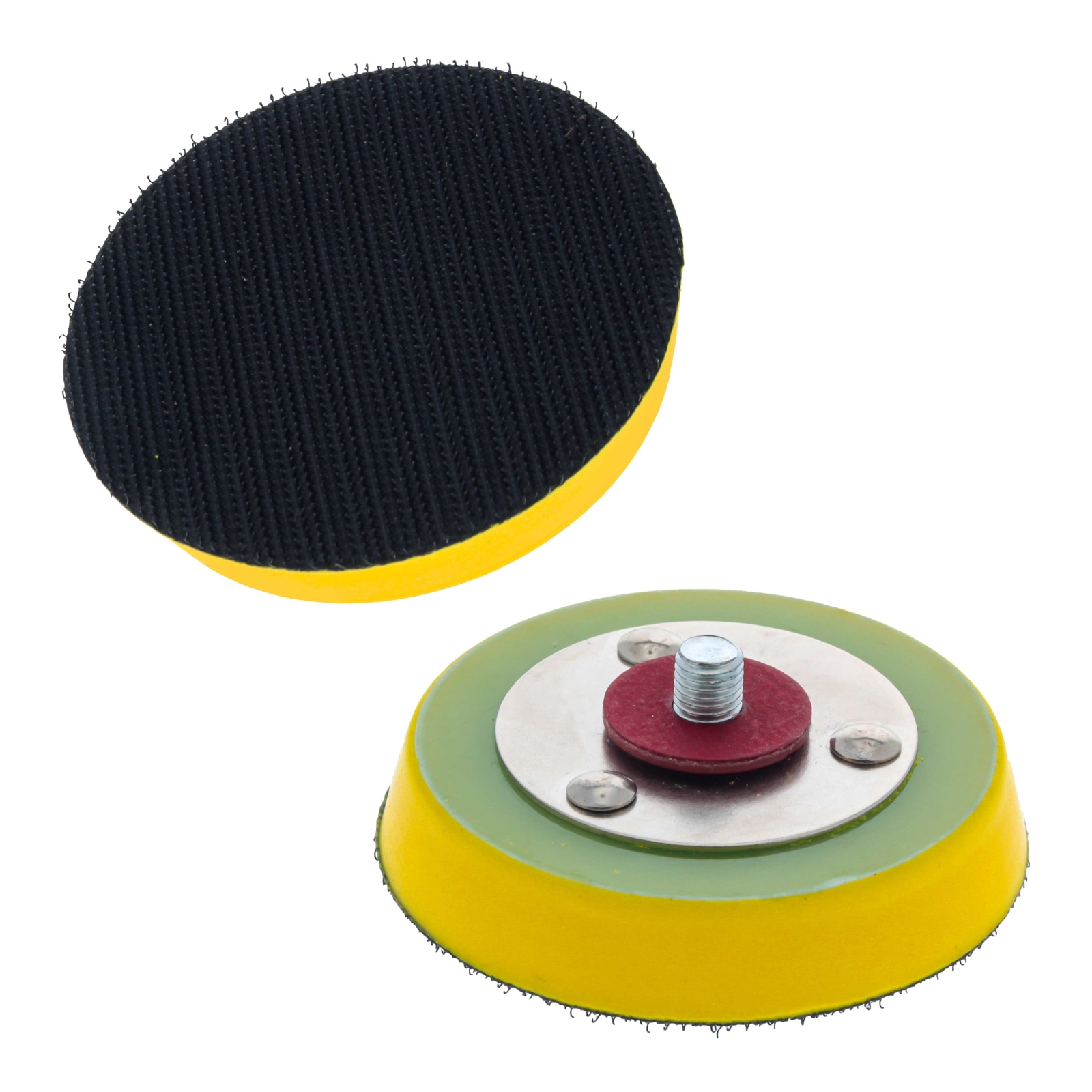 2 Dura-Gold 3" Hook & Loop DA Backing Plate Pads Thick, for Auto Sander Polisher gallery