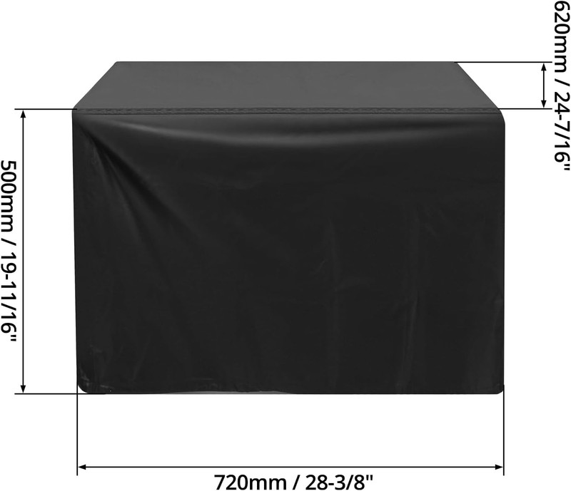 Universal Planer Dust Cover, Table Saw & Miter Saw Protection, 28.3" X 24.4" X 1 gallery