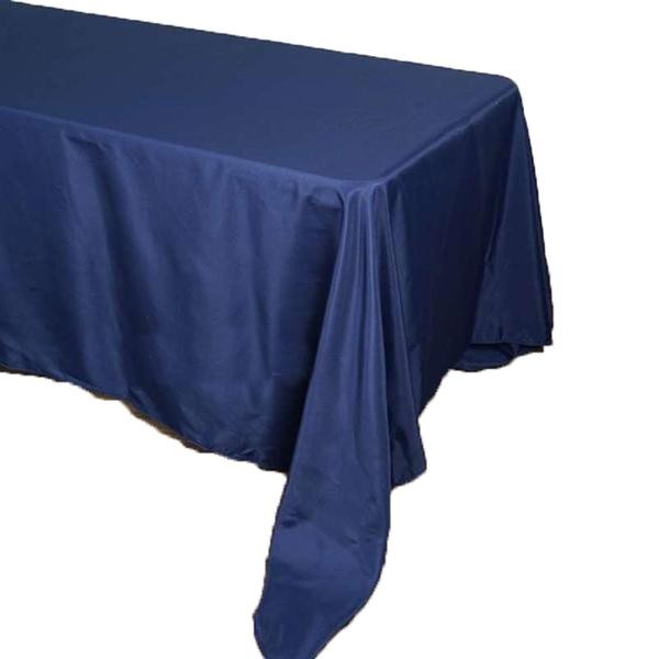 NAVY BLUE 72x120 RECTANGLE POLYESTER TABLECLOTH Wedding Party Catering Linen gallery