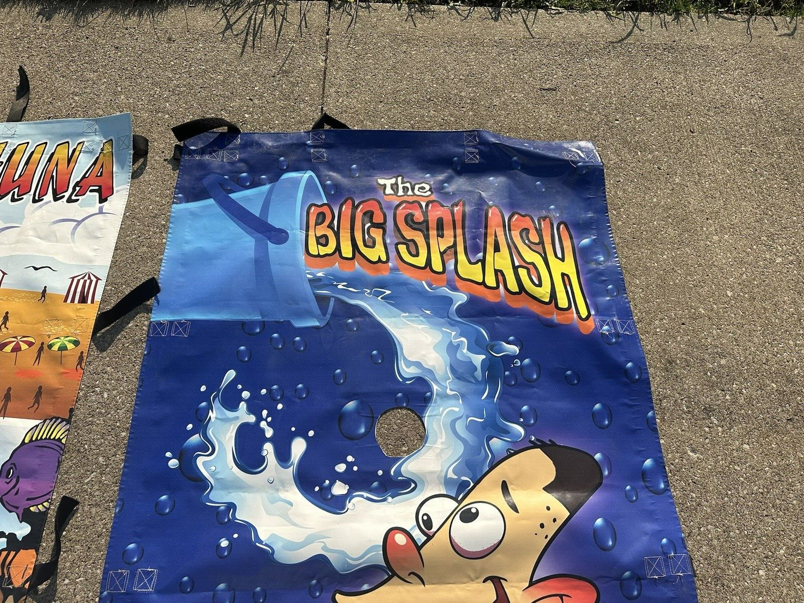 Commercial Dunk Tank The Big Splash PVC Banner Vinyl Replacement gallery
