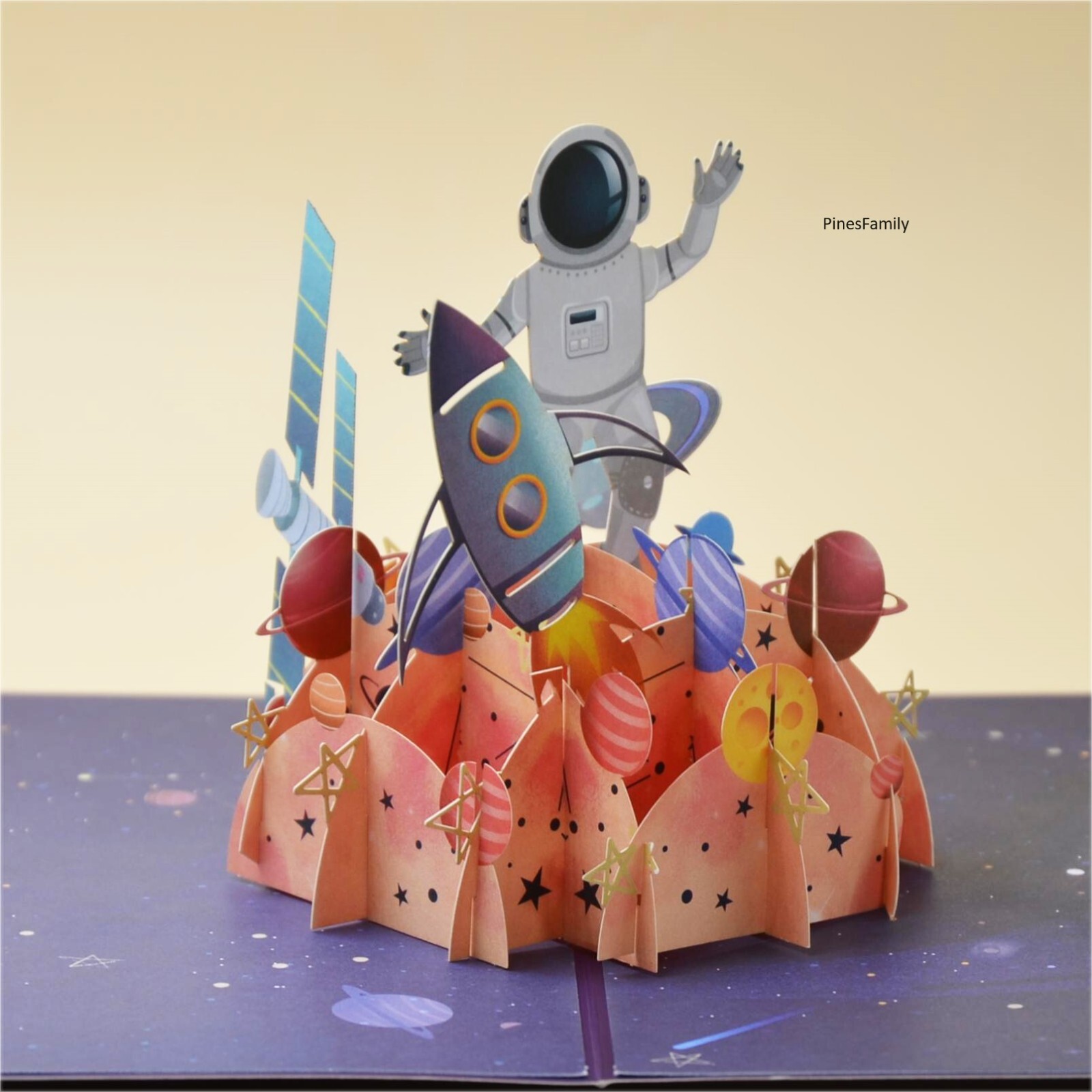 S07-3D Pop Up Space Adventure Greeting Card | Birthday Greeting All Occasions gallery