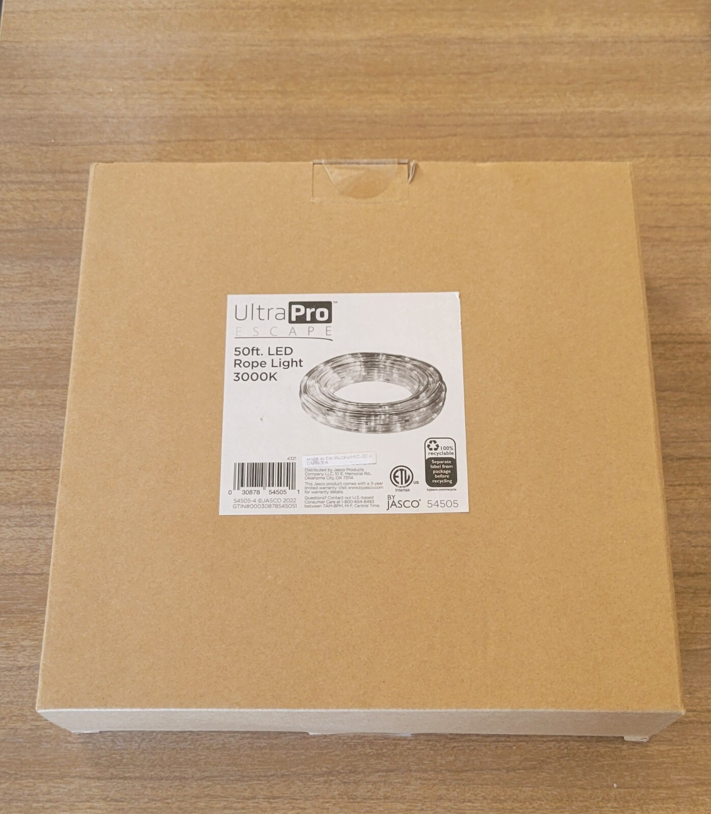 Ultra Pro Escape 50ft Clear LED Rope Light 3000K UltraPro Landscape Outdoor NEW gallery