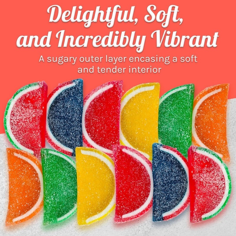 Bulk 5 lb Box Assorted BOSTON FRUIT SLICES - Regular Size - 6 Flavors | ON SALE! gallery