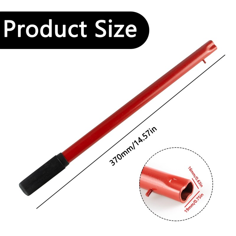 Horizontal Hydraulic Jack Handle Replacement Kit 2 Ton Floor Jack Red Pole Lever gallery