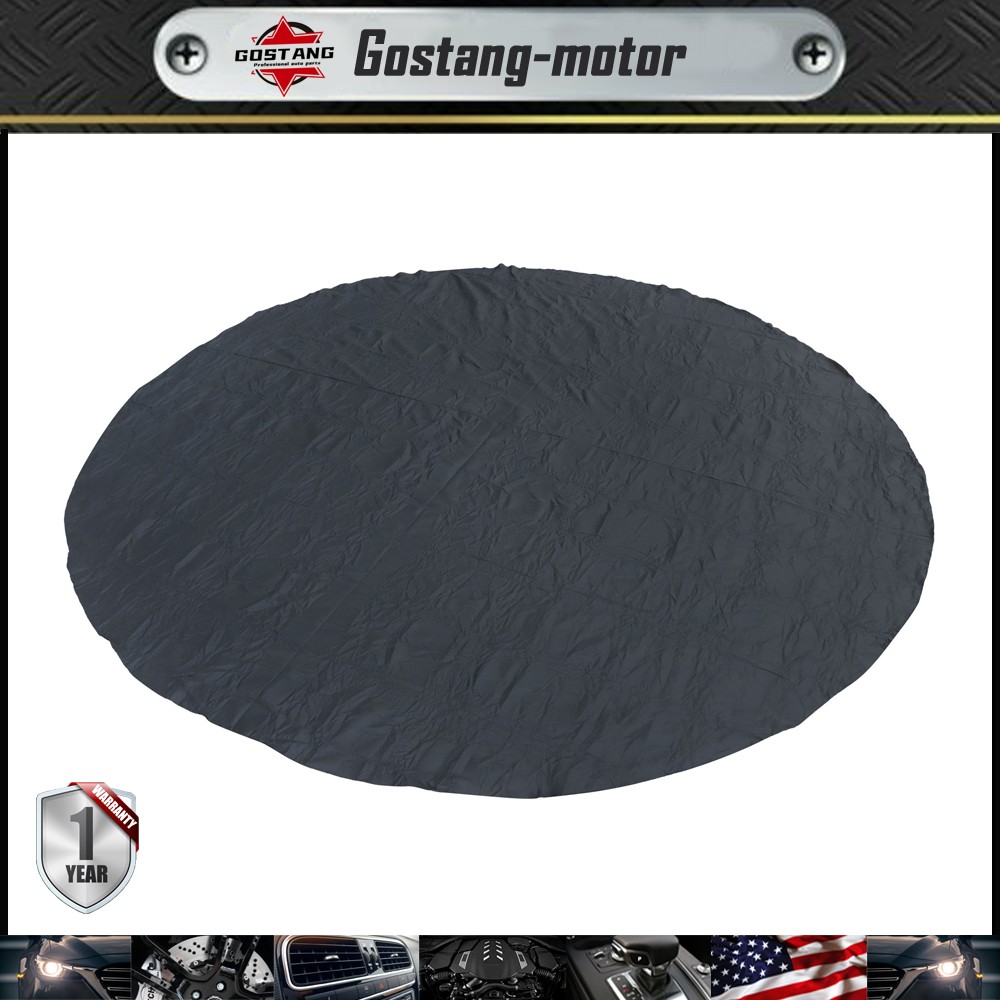16 FT Round Pool Liner Pad For Above Ground Pools Durable Under Pool Mat Black gallery