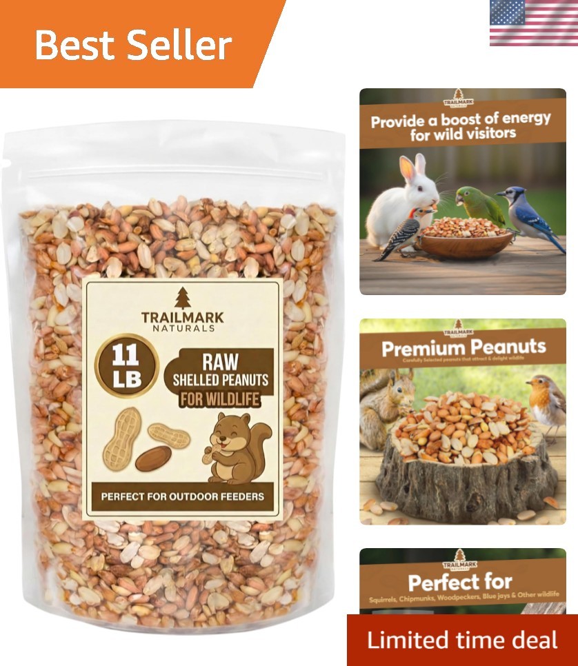11 Pounds - Shelled Peanuts For Birds, Raw Shelled Peanuts For Squirrels and ... gallery