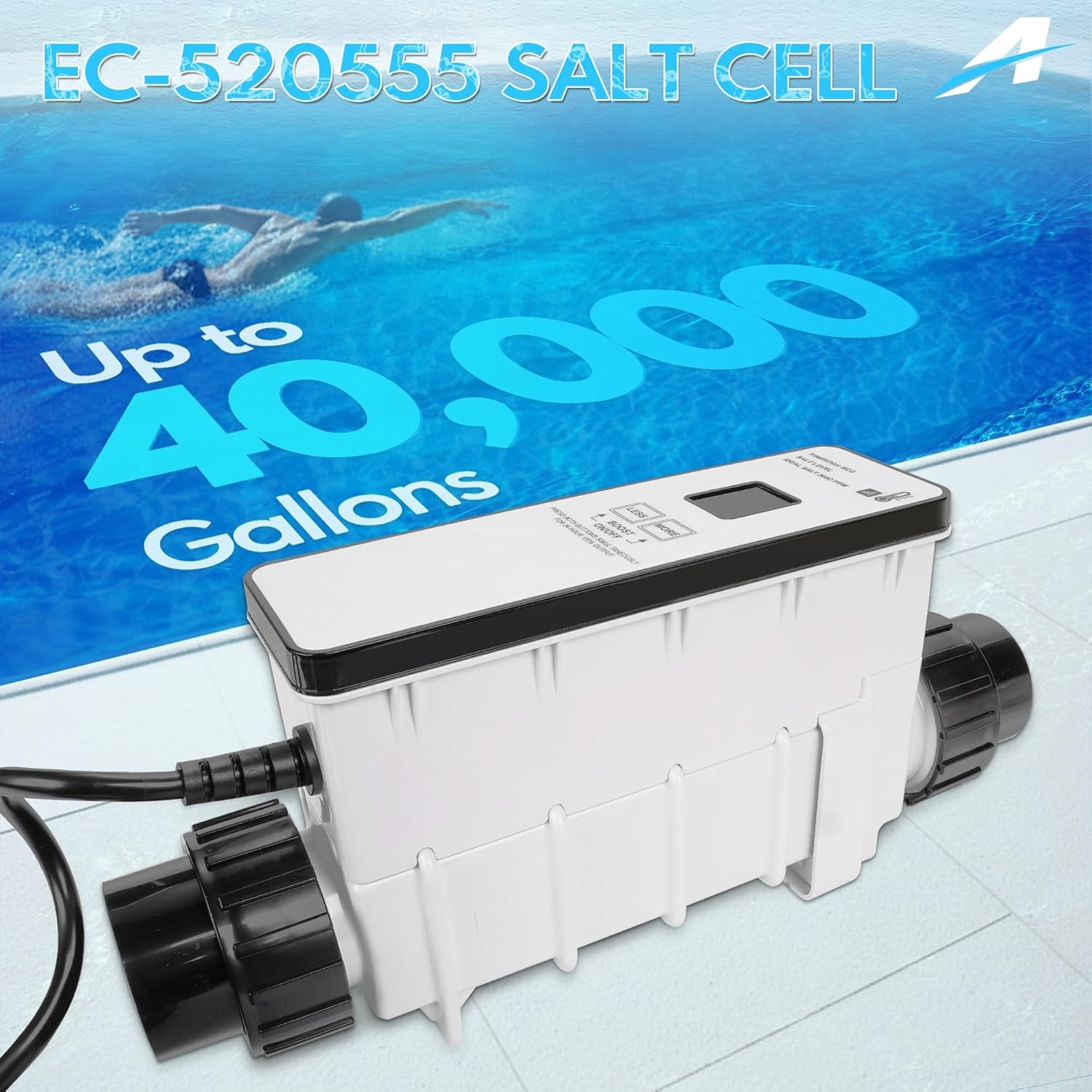 EC-520555 Salt Chlorine Generator Cell For Pentair IntelliChlor IC40 40000Gallon gallery