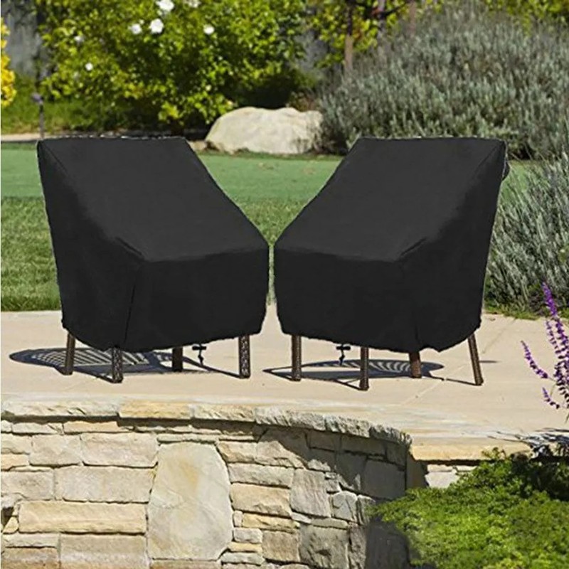 Stackable Patio Chair Cover Waterproof Outdoor Lawn Patio Garden Furniture Cover gallery
