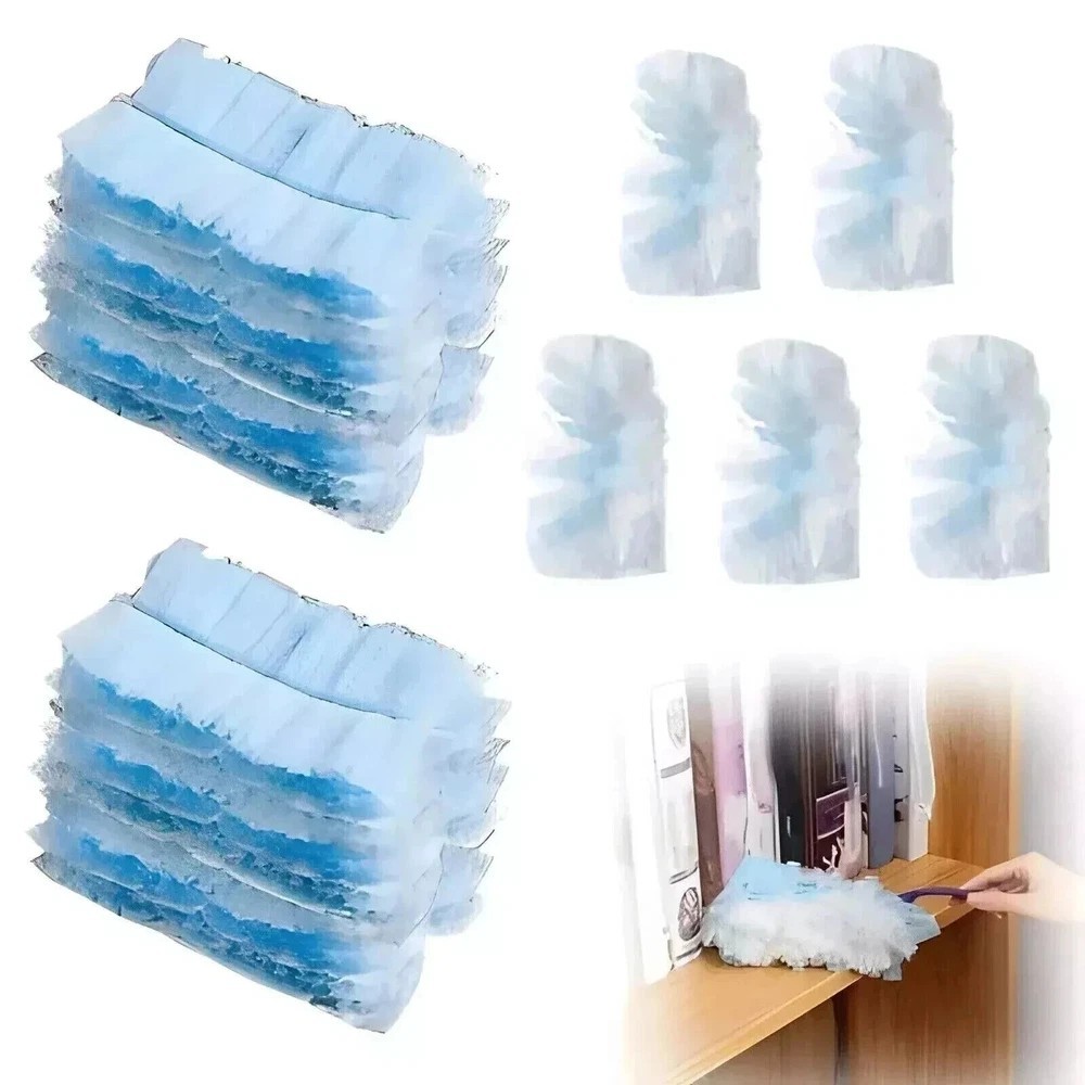 30 Pieces Duster Refills Disposable Duster Refills Compatible for Swiffer, Blue gallery